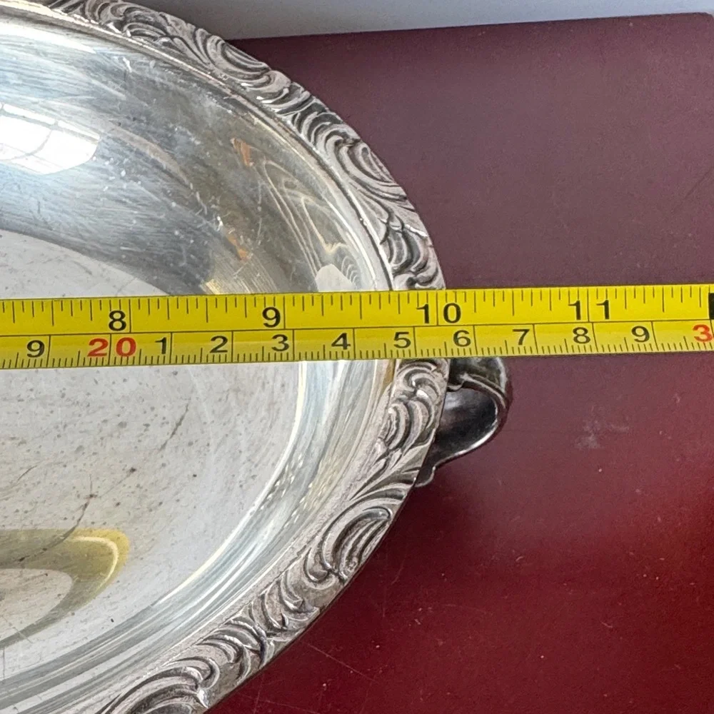 Elegant Vintage Oval Serving Tray